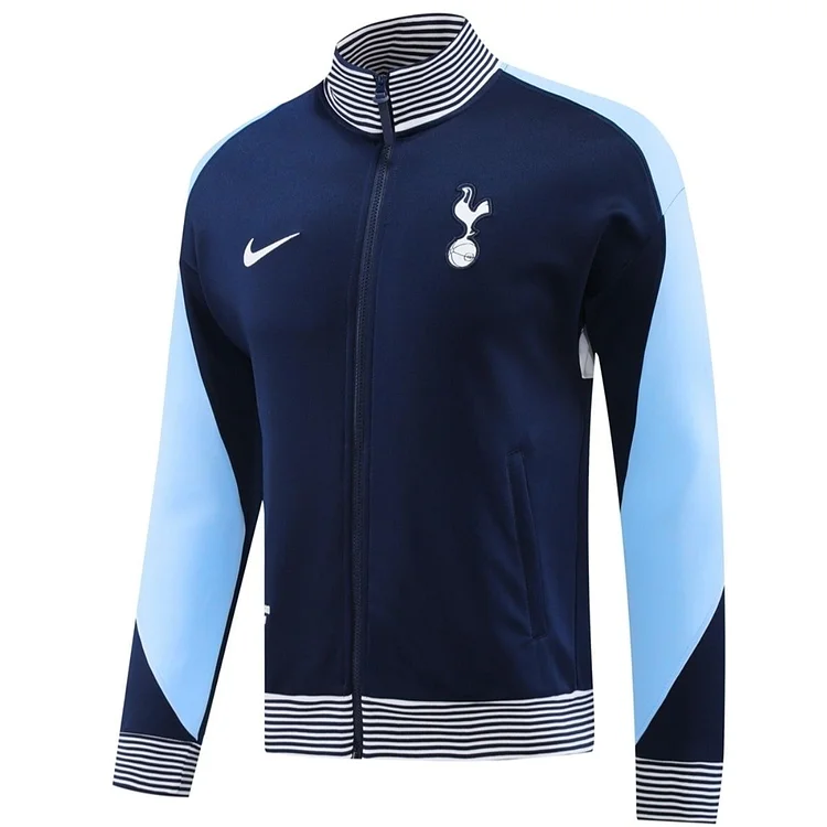 24-25 Tottenham Hotspur Royal Blue Training Suit Long Sleeve Coat