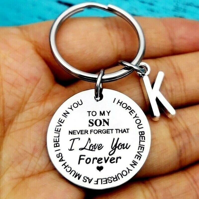 Pinkgentle（ Best Father Mother Gift）My Son / Daughter I Love You Forever Keychain