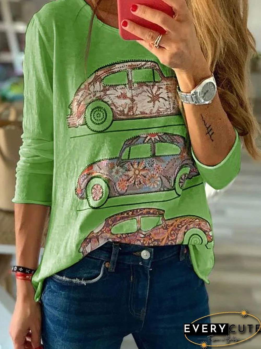 Casual Long Sleeve T-shirt