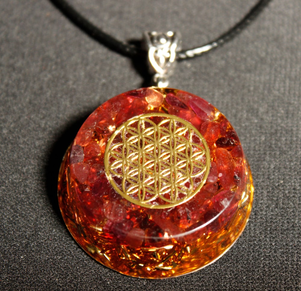 

Orgone Pendant - Flower of life, 501 Original