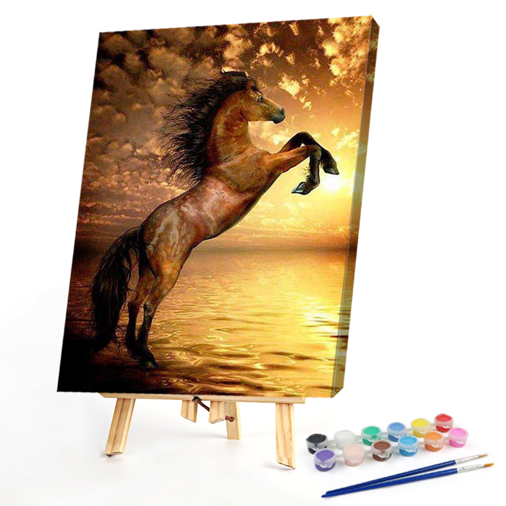 

40*50CM - Paint By Numbers - Horse, 501 Original