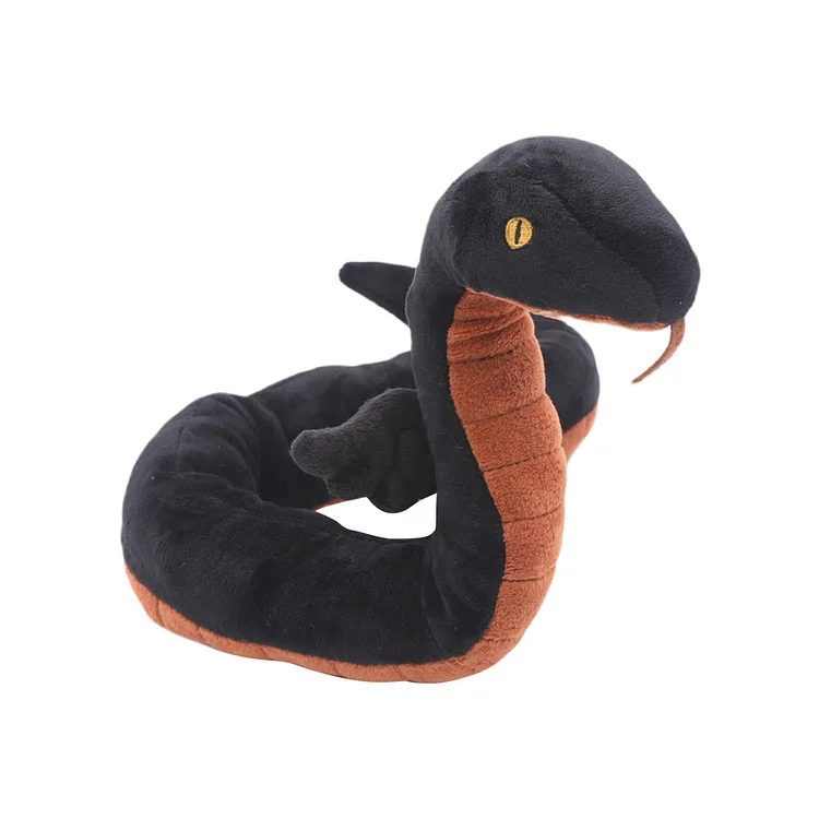 Good Omens Aleister Crowley Black Cosplay Plush Toys Cartoon Soft Stuffed Dolls Mascot Birthday Xmas Gift