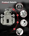 cciyu 19B3359 Rear Left Brake Caliper With Bracket For Acura For TSX 2009-2014,For Honda For Accord 2008-2012