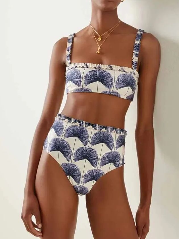 Women's Fashion Printed Bikini Set