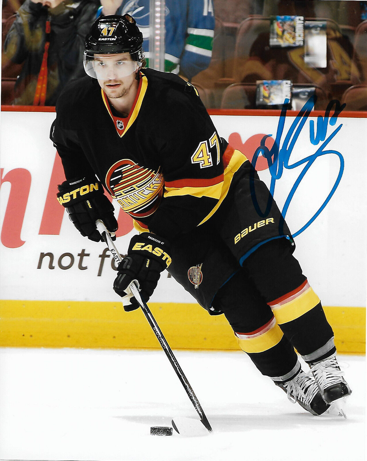 Vancouver Canucks Sven Baertschi Autographed Signed 8x10 Photo Poster painting COA E