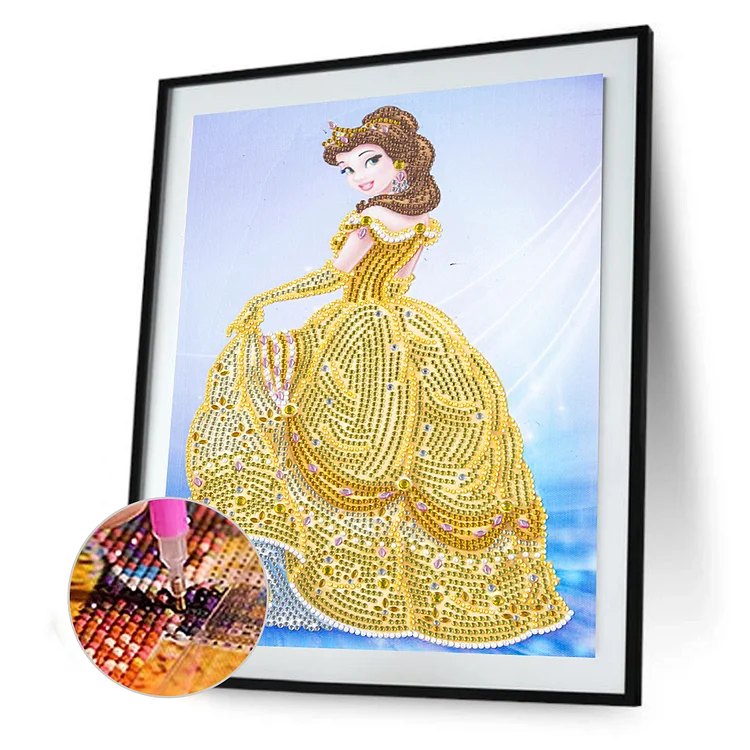 Special-shaped Diamond Painting - Disney Princess - 30*40CM