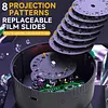 8-in-1 LED Projector Night Lamp Christmas Snowflake Galaxy Ocean Star