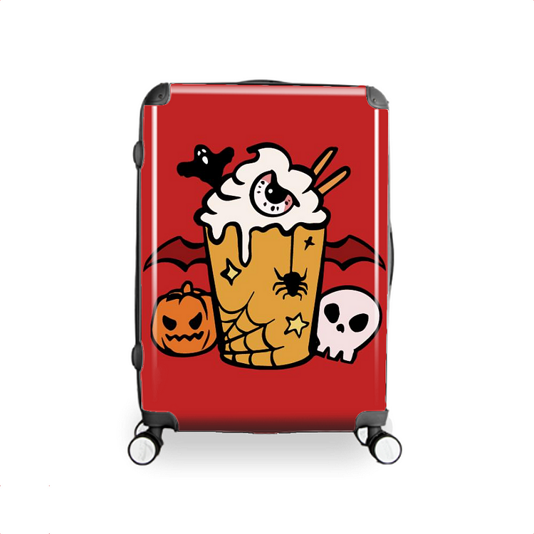 Devil Eye Ice Cream, Halloween Hardside Luggage