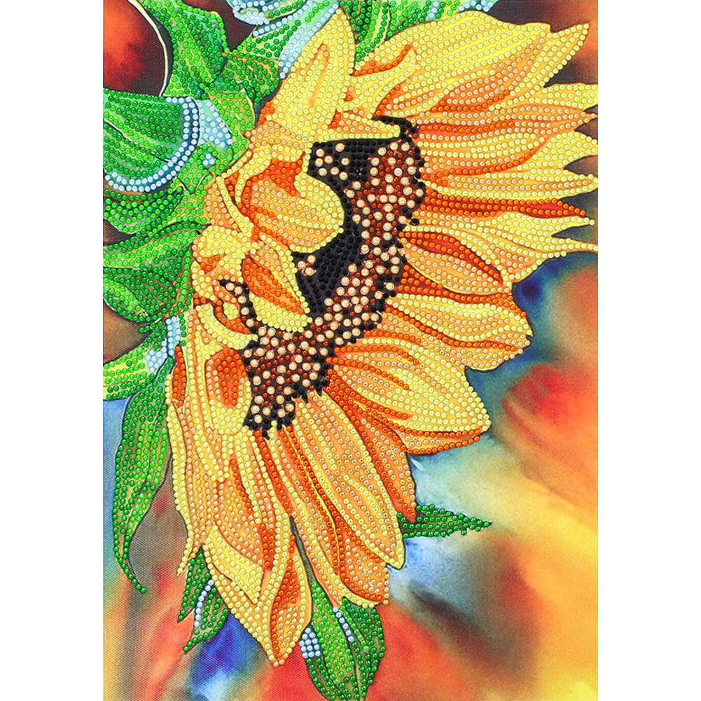 

30*40CM - Special Shaped Diamond Painting - Yellow Sunflower, 501 Original