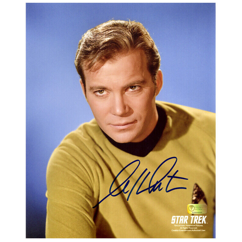 William Shatner Autographed Star Trek Original Series Captain Kirk 8x10 Photo Poster painting