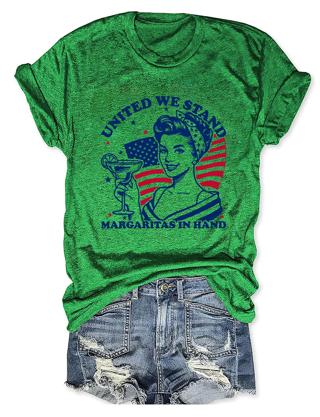 United We Stand Margaritas In Hand T-shirt