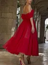Off-The-Shoulder Wedding Midi Dress
