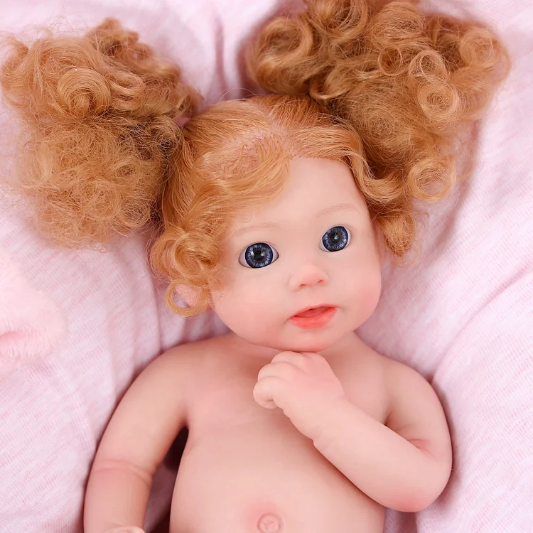 Babeside Stella 12" Full Silicone Reborn Baby Blue Eyes Doll Girl