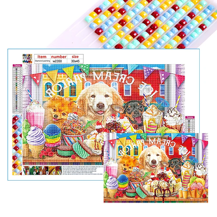 【HUGE 57% OFF SALE】5D DIY Full Square Drill Diamond Painting Puppy Home Decoration Art Craft