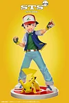 1/20 & 1/8 Scale World Zukan Ash Ketchum - Pokemon Statue - STS Studio