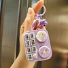 Mini DJ Keychain Mini Musical Instrument Car Keychain Bag Pendant Accessories