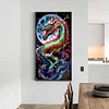 >SALE<5D DIY Full Round Drill Diamond Painting Dragon Kit Home Decoration Art Craft