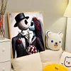 Halloween Skeleton Couple - Round Drill Diamond Painting - 40*40CM