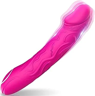 Vibrating Penis Realistic Dildo Vibrator with 10 Powerful Vibration Modes,  Women Sex Toy Clitoris Anal Vagina G Spot Vibrator Sex Stimulator Adult  Toys for Women Couples Sex Pleasure Rose Toy Vibrator