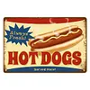 Hot dog - Panneaux en &eacute;tain m&eacute;tallique(20*30cm)