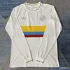 2024 Long Sleeves Colombia 100th White Football Shirt 1:1 Thai Quality