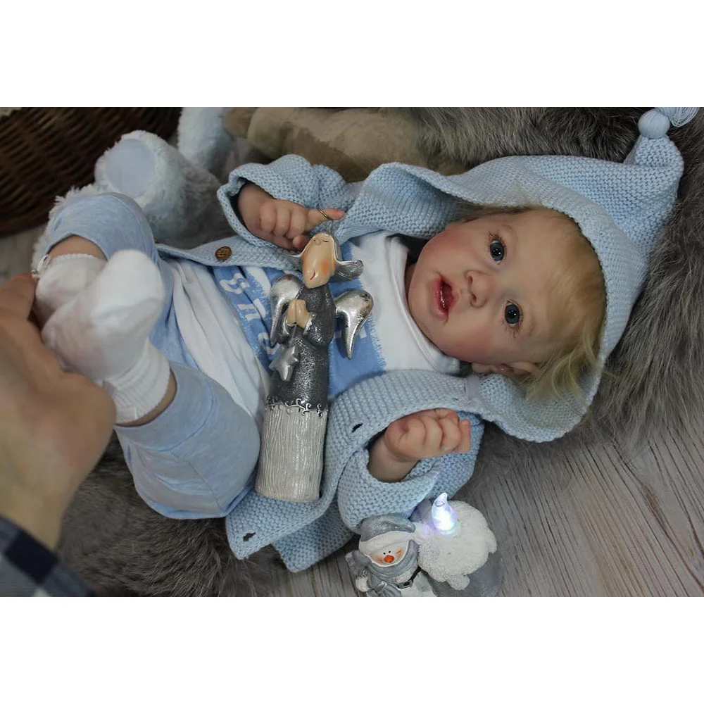 [Heartbeat & Coos] 20'' Silicone Babies Real Lifelike Truly Reborn Baby ...