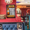 BEER ALWAYS TASTE BETTER IN THE GARAGE - Vintage Metal Signs(12*16Inch) - Bar