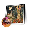 Diamond Painting-DIY Full Round Drill Autumn Scene(40x40cm)