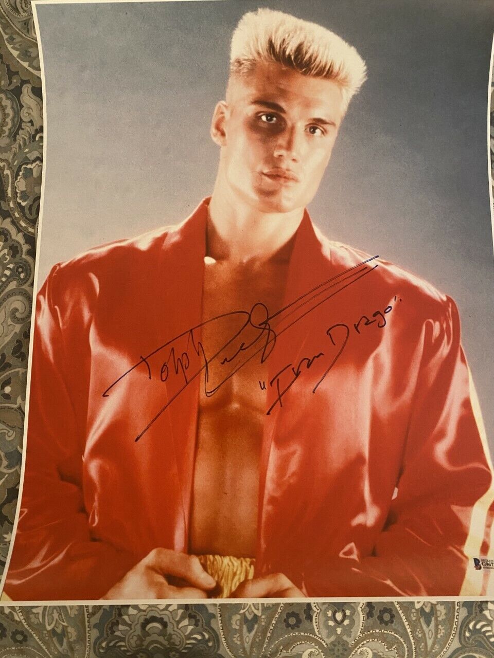 Dolph Lundgren signed autographed 16x20 Photo Poster painting Drago Rocky IV Authenticated