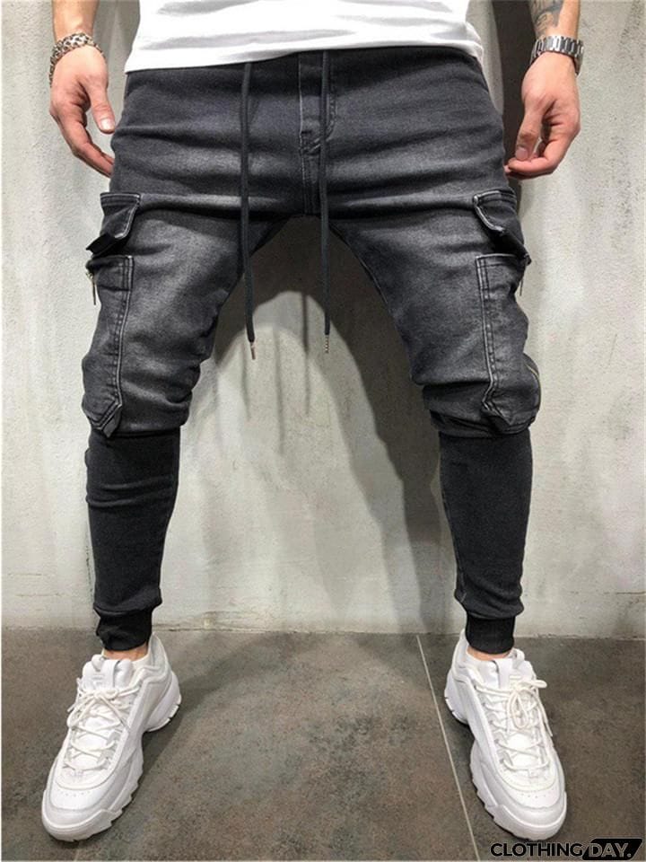 Men's Cool Style Casual Denim Pants