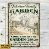 Personalized Gardening The Drinks Customized Classic Metal Signs