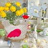 Vintage Hen Bread Basket Template - With Instructions