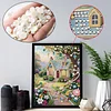 Diamond Painting-DIY Special Shaped Drill Pearl Painting Country villa(30x40cm)