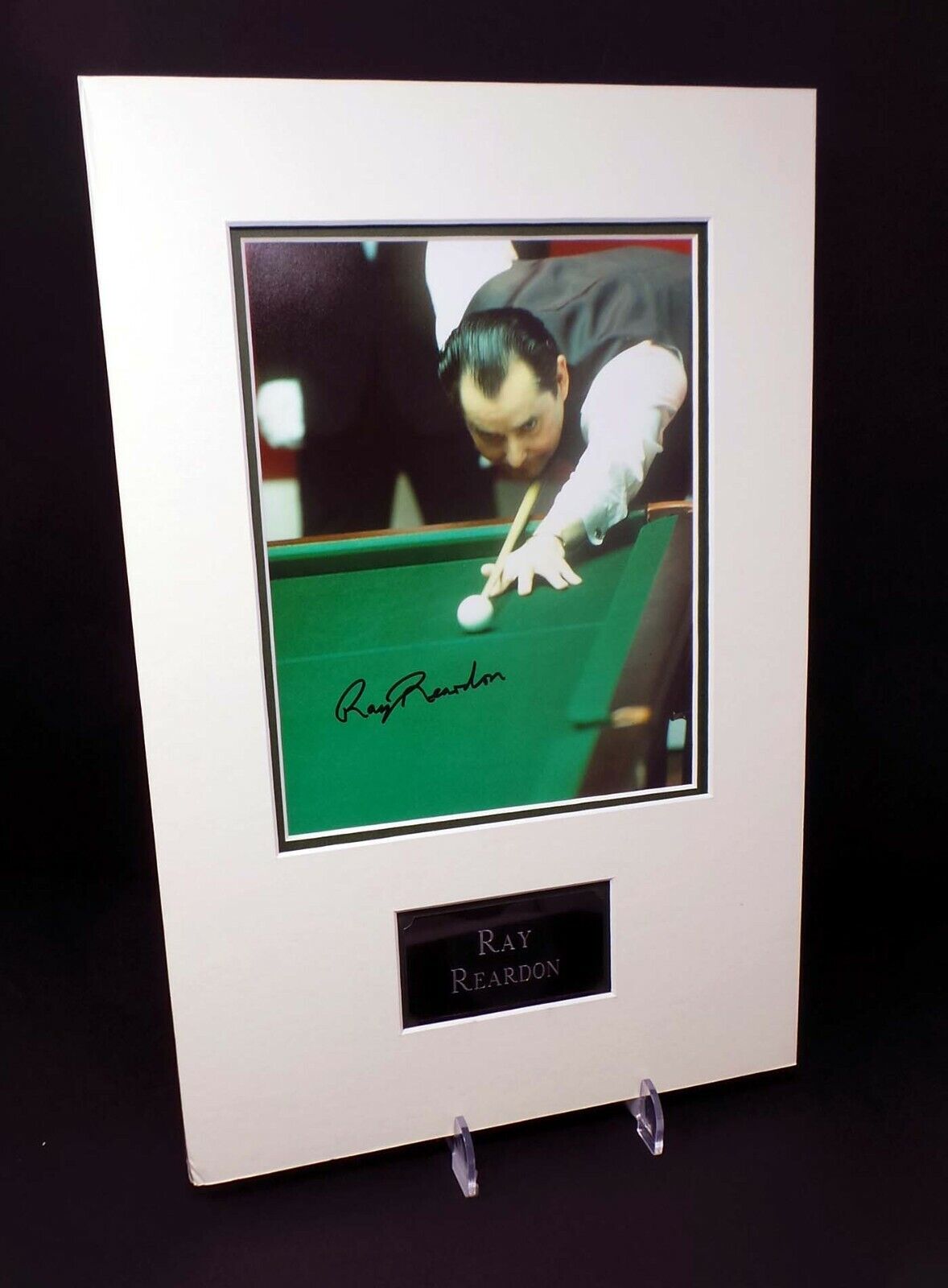 Ray REARDON Welsh Snooker Legend Signed & Mounted 10x8 Photo Poster painting AFTAL RD COA