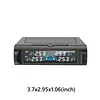 Tire Pressures Monitoring System with 4 Sensors Real-Time Pressure Monitor with Solar Charge and USB LCD Display for Cars SUVs Trailer & Light Trucks (External)