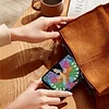 2pcs Peacock Pattern Diamond Painting Fashion Card Holder Compact Coin Purse