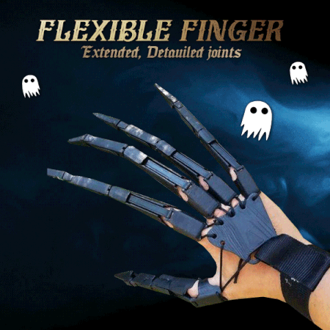 🎃Halloween Articulated Finger😈Fits All Finger Sizes🕷