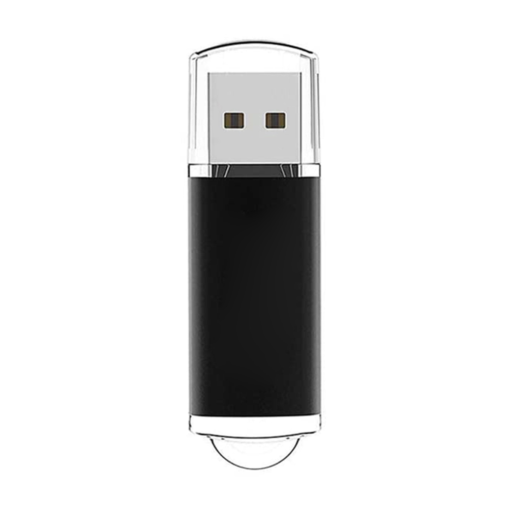 

CW10029 High Speed USB 2.0 Flash Drive Clear Cap Zinc Alloy Pen Thumb Drive, Black, 501 Original