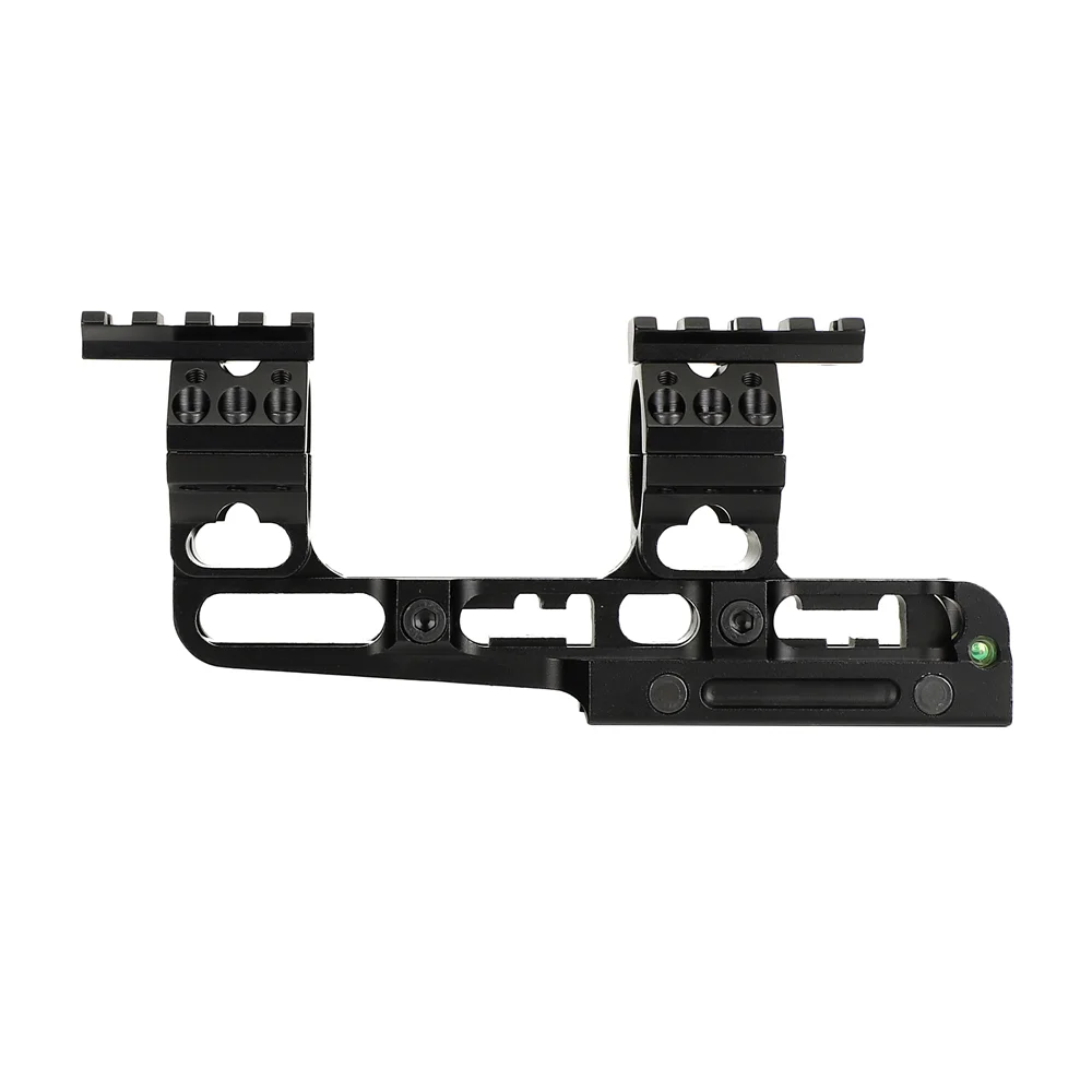 ohhunt®Adjustable One Piece Scope Rings 25.4mm/30mm Dual Rings Removable Scope Mount With Bubble Level Picatinny Rail Scope Accessories