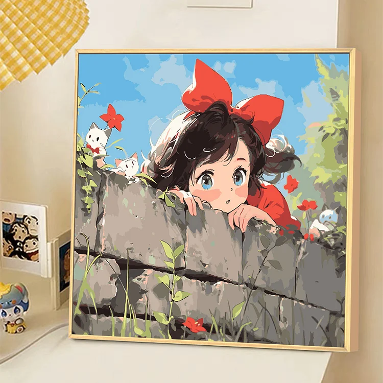 Anime Kiki's Delivery Service 9CT Stamped Cross Stitch 50*50CM