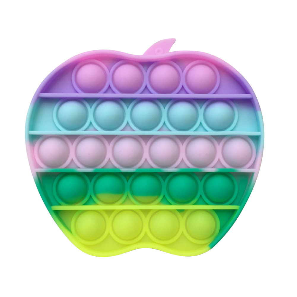 

Push Bubble Fidget Toys Apple Anti Stress Sensory Squeezing Toy Macaroon, 501 Original
