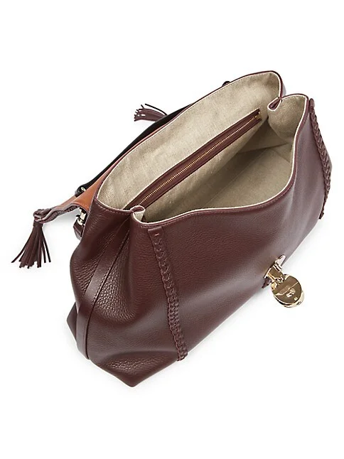 Chlo&eacute; Large Penelope Leather Shoulder Bag