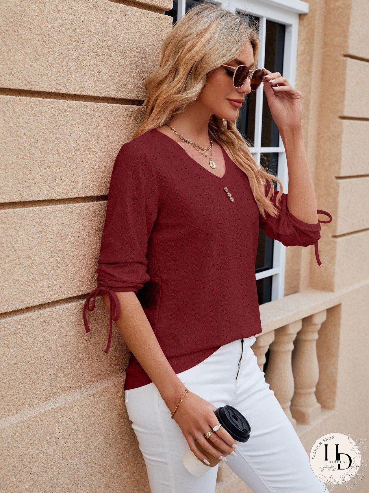 Versatile Knit Mock Neck T-Shirt