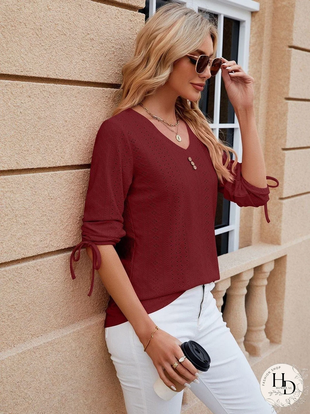 Versatile Knit Mock Neck T-Shirt