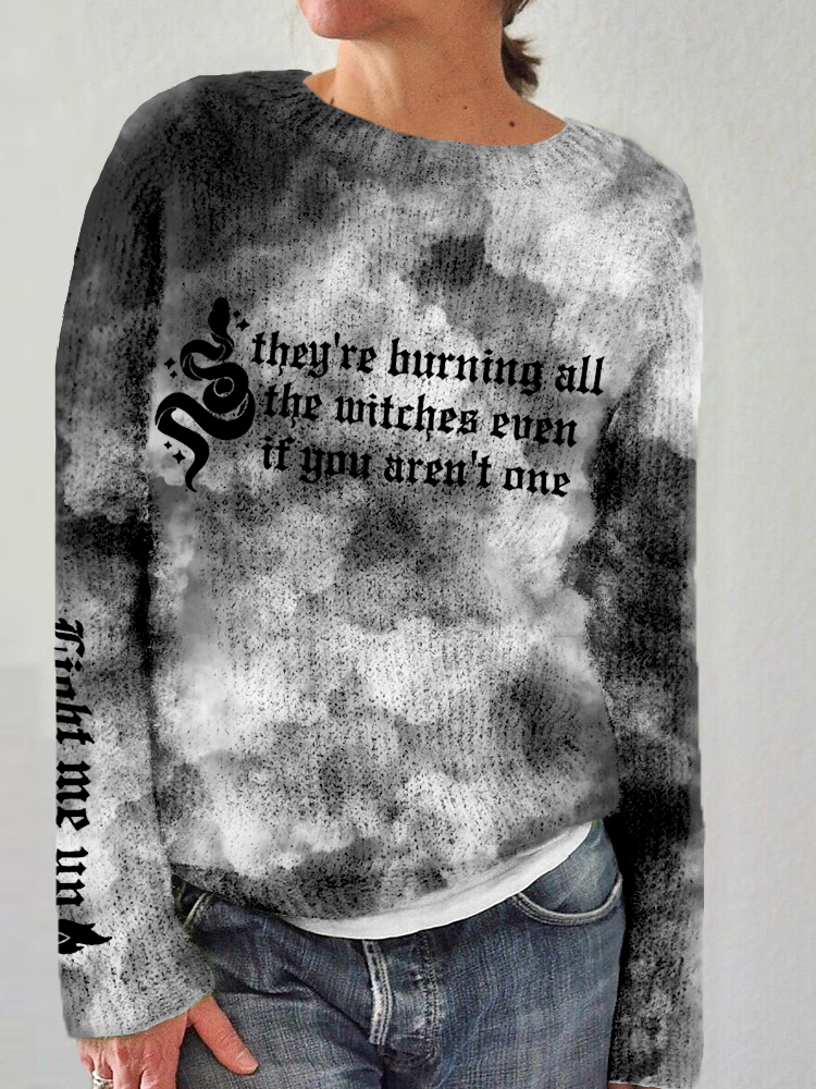 Reputation I Did Something Bad Inspired Cozy Sweater