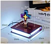 Floating Cross Lamp Floating Bible Night Light Colourful Magnetic Levitation Cross Ornament