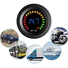 LED Digital Color Display Voltmeter Volt Panel Meter for 12V Car Motorcycle