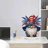 DIY Independence Day Gnome Diamond Painting Desktop Ornaments