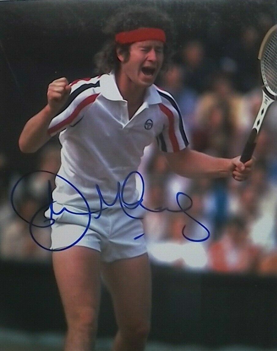 John McEnroe Autographed Signed 8x10 Photo Poster painting REPRINT