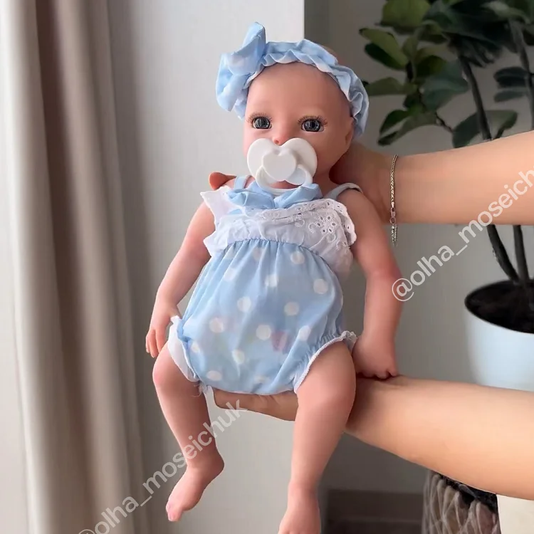 Babeside Terry 12" Realistic Silicone Smiling Baby Little Infant Girl Building Lovely Memories